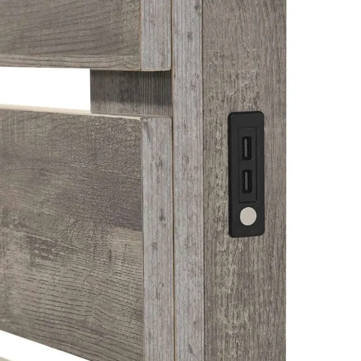 Queen Bed (60") Grey Clearance