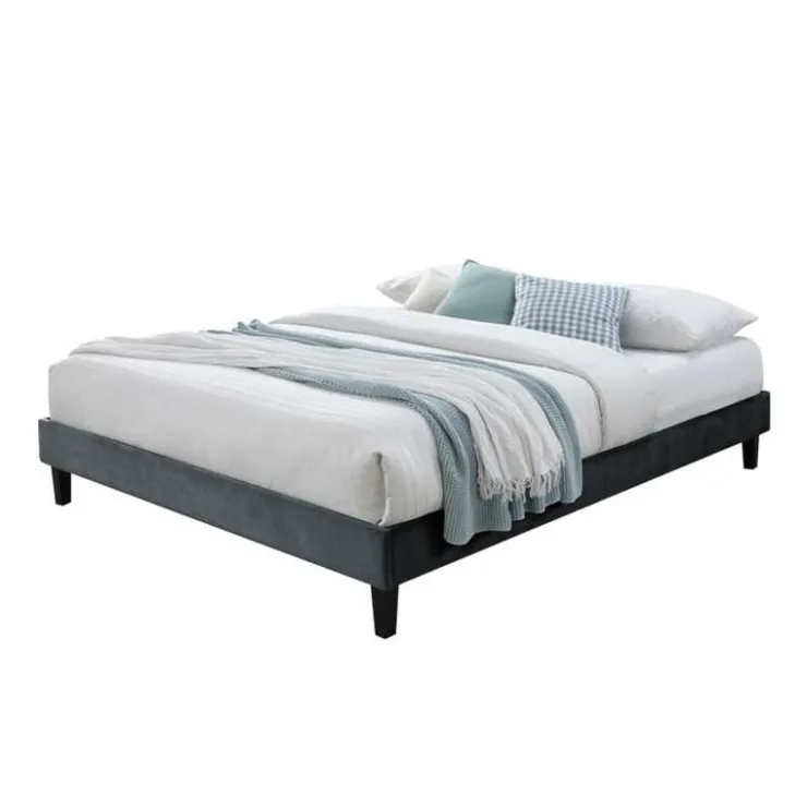 Queen Bed (60") Dark grey Hot