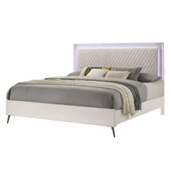 Queen Bed (60") White Clearance
