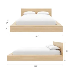 Nexera Queen Bed and Headboard (60