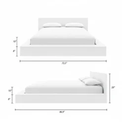 Nexera Queen Bed and Headboard (60