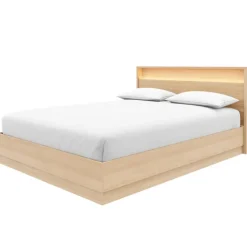 Nexera Queen Bed and Headboard with Integrated Light (60