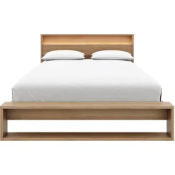 Nexera Queen Bed and Headboard with Lighting (60