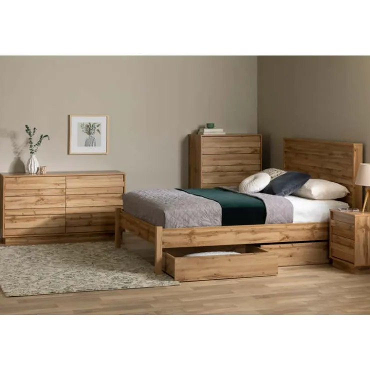 Meubles South Shore Queen Bed with 2-Drawer Storage and Headboard (60") - South Shore Hot