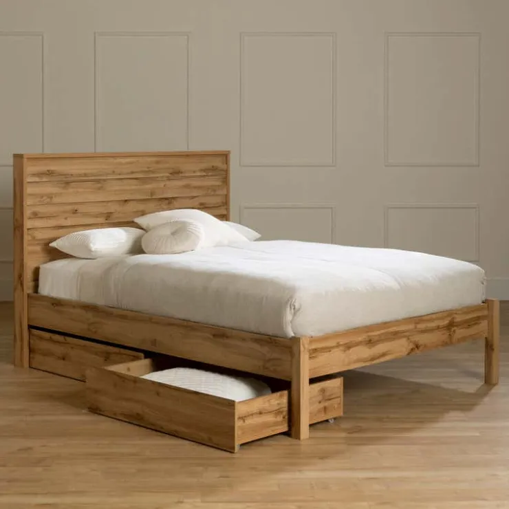 Meubles South Shore Queen Bed with 2-Drawer Storage and Headboard (60") - South Shore Hot