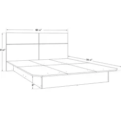 SUA-V Queen Bed with Headboard (60