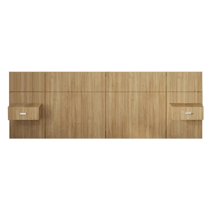 SUA-V Queen Bed with Headboard (60") Natural Sale