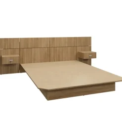 SUA-V Queen Bed with Wall Units and Nightstands (60