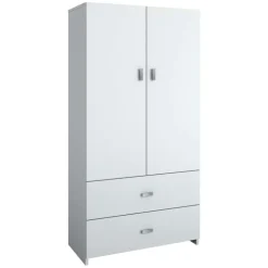 SUA-V Queen Bedroom Set (60") - 5 pcs White Clearance