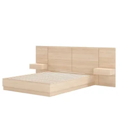 Nexera Queen Bedroom Set (60") - 4 pcs - Natural Blonde Oak Hot