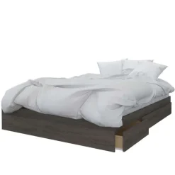Nexera Queen Bedroom Set (60") - 4 pcs - Grey Sale