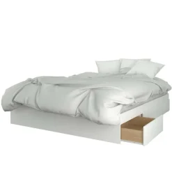 Nexera Queen Bedroom Set (60") - 3 pcs - Brown and White Outlet