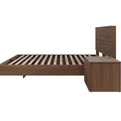 Nexera Queen Bedroom Set (60") - 3 pcs - Walnut Best