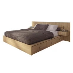 SUA-V Queen Bedroom Set with 6-Drawer Storage (60