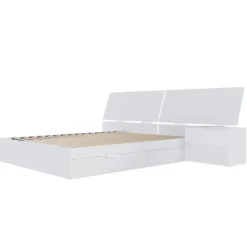Nexera Queen 2-Drawer Storage Bedroom Set (60