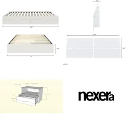 Nexera Queen 2-Drawer Storage Bedroom Set (60