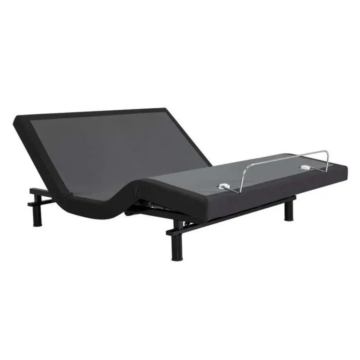 Queen Electric Bed with Loop Mattress (60") Grey/White