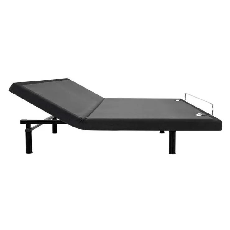 Queen Electric Bed with Loop Mattress (60") Grey/White