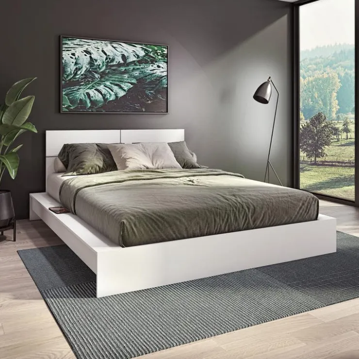SUA-V Queen Headboard (60") White Outlet