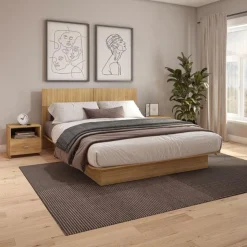 SUA-V Queen Headboard (60") Natural New
