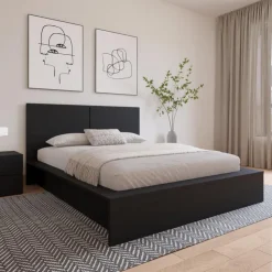 Nexera Queen Headboard (60") - Black karisma Sale
