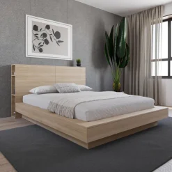Nexera Queen Headboard - Natural Blonde Oak Online