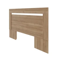 Nexera Queen Headboard - Brown Oak Clearance