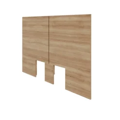 Nexera Queen Headboard - Brown Oak
