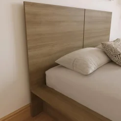 Nexera Queen Headboard - Brown Oak