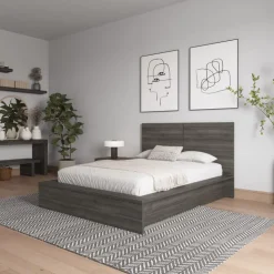 Nexera Queen Headboard - Grey Oak New