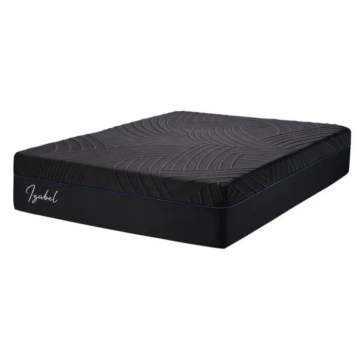 Dreamstar Queen Medium-Firm Memory Foam Mattress-in-a-Box - 60" BLACK Outlet