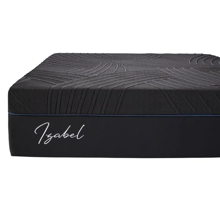 Dreamstar Queen Medium-Firm Memory Foam Mattress-in-a-Box - 60" BLACK Outlet