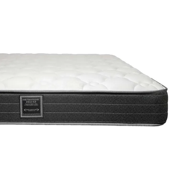 Dreamstar Queen Medium-FirmMattress with Springs - 60" White/Yorkdale Border Hot