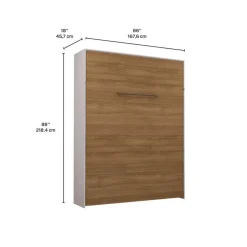 Queen Murphy Bed - Brown Best