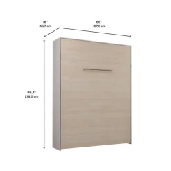 Queen Murphy Bed - Grey Outlet