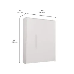Queen Murphy Bed - White Online