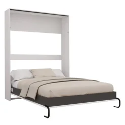 Queen Murphy Bed - White New