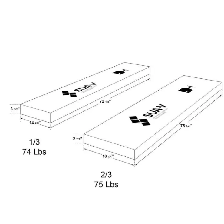 SUA-V Queen Platform Bed (60") Fashionista New