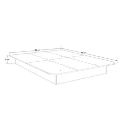 SUA-V Queen Platform Bed (60'') Hot
