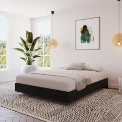 Nexera Queen Platform Bed (60'') - Black Best