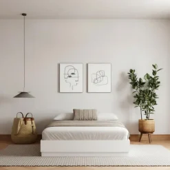Nexera Queen Platform Bed (60