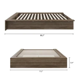 Nexera Queen Platform Bed (60