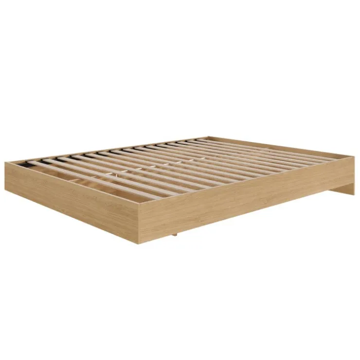 Nexera Queen Platform Bed (60'') - Beige New