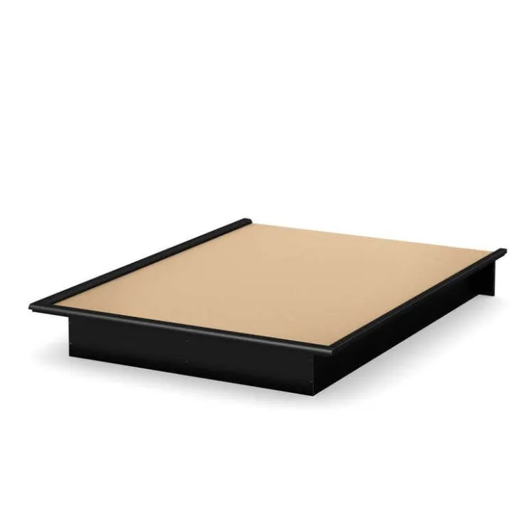 Meubles South Shore Queen Platform Bed (60'') - South Shore PURE BLACK Online