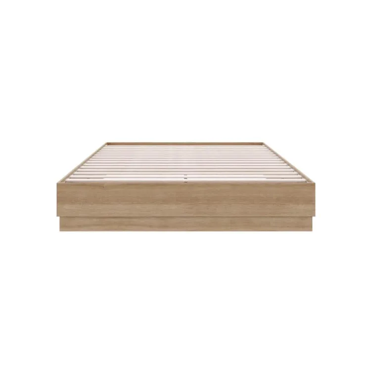 Nexera Queen Platform Bed - Brown Oak Best