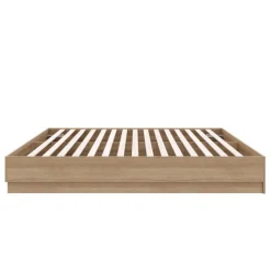 Nexera Queen Platform Bed - Brown Oak Best