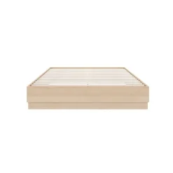 Nexera Queen Platform Bed - Natural Blonde Oak New