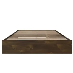 Nexera Queen Platform Bed with 3-Drawer Storage (60