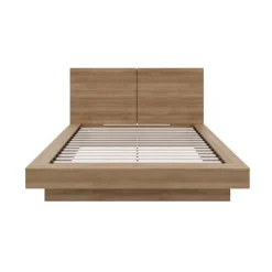 Nexera Queen Platform Bed with Headboard (60