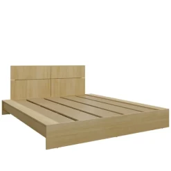 SUA-V Queen Platform Bed with Headboard (60